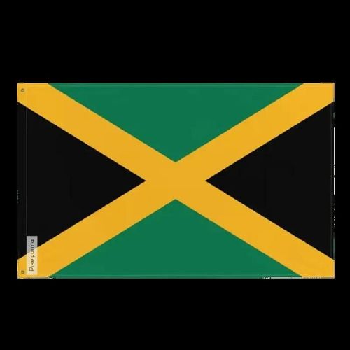 Drapeau de Jamaïque 128 x 192 cm