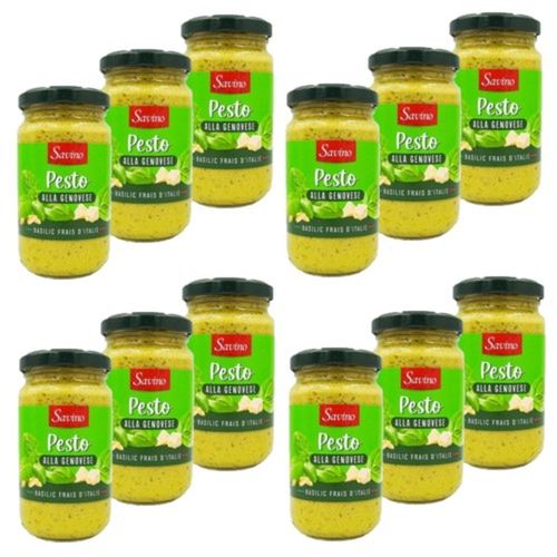 Lot 12x Sauce Pesto Alla Genovese - Bocal 2,28kg