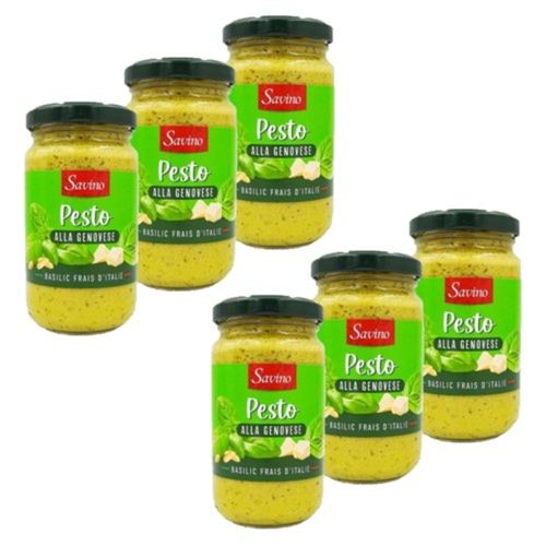 Lot 6x Sauce Pesto Alla Genovese - Bocal 1,14kg