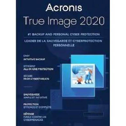 Acronis True Image Backup Software 2020 (Pc, Android, Mac, Ios) 1 Device - Acronis Key - Global
