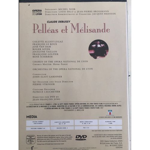 Dvd Opera Pelleas Et Melisande Debussy