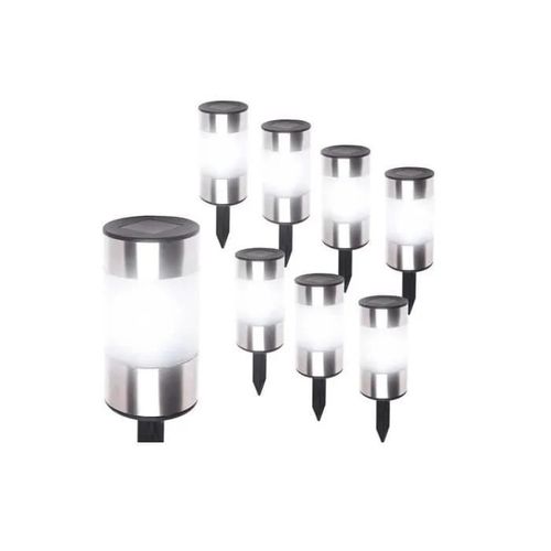 Inkazen Lot De 8 Bornes Solaires À Planter Ou À Poser