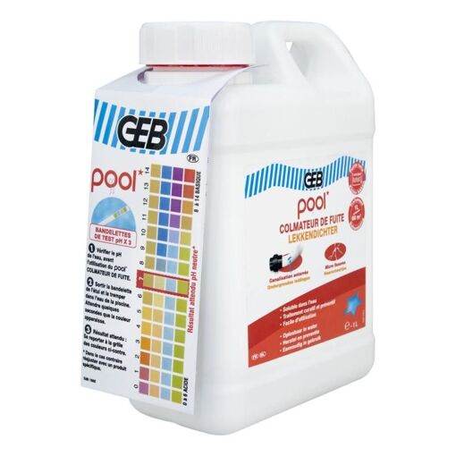 COLMATEUR DE FUITES POUR PISCINE - BIDON 1 LITRE