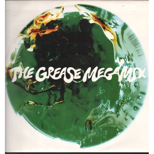Maxi 45 Tours Vinyl John Travolta & Olivia Newton-John – The Grease Megamix – Vinyl (Solid Centre, 12", 45