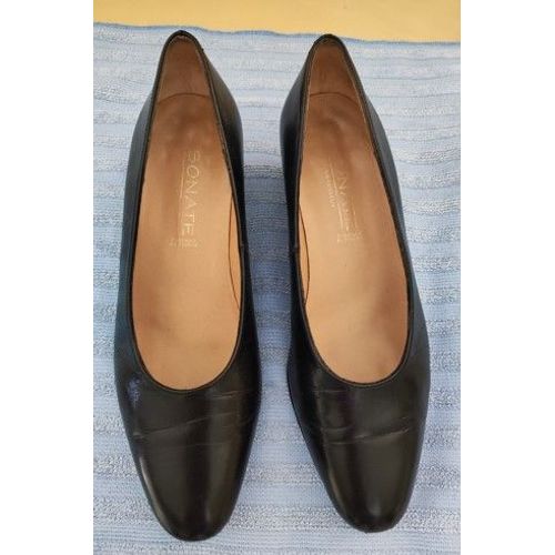 Chaussures 'escarpin' T37 Cuir Noir