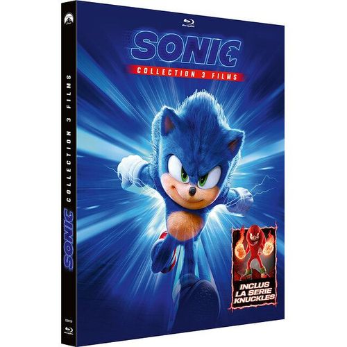 Sonic Collection : Sonic, Le Film 1, 2 & 3 + Knuckles - Blu-Ray