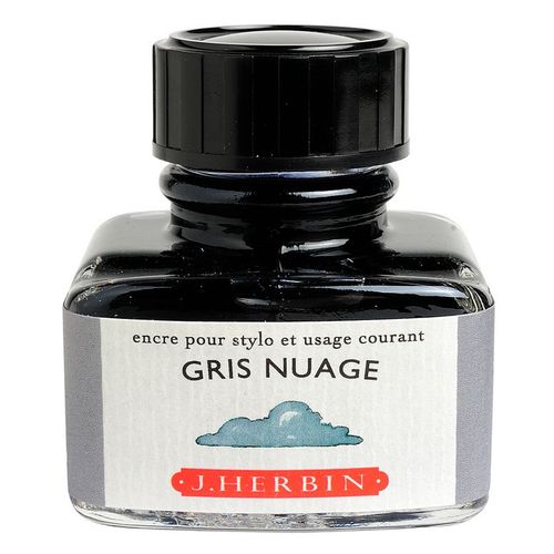 Herbin Encre Traditionnelle À Stylo En Flacon "D" 30ml Gris Nuage