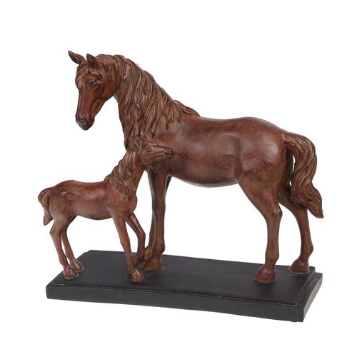 Décoration cheval et son bébé