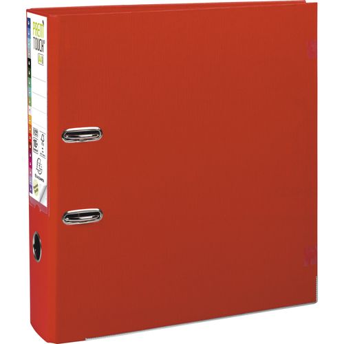 Exacompta - 10 X Classeur À Levier Prem'touch Intérieur Et Extérieur En Polypropylène - Dos 80mm - A4 Maxi - Rouge
