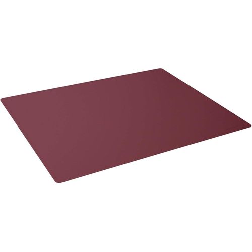 Durable Sous-Main Antidérapant 530x400mm Rainures Pp Opaque Rouge