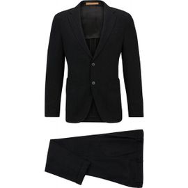 Costume Slim Fit En Laine Mélangée À Micro Motif48