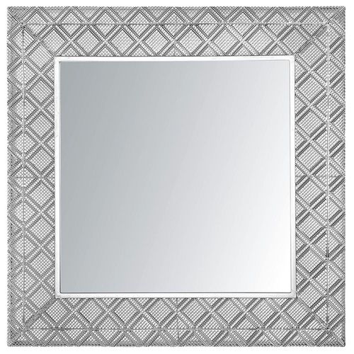Miroir EVETTES 80 cm 80 cm Métal Argenté