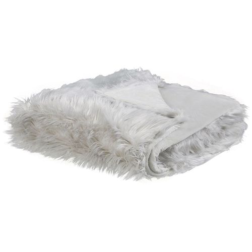 Couvre-Lits Delice Tissu 200 X 220 Cm Gris Clair