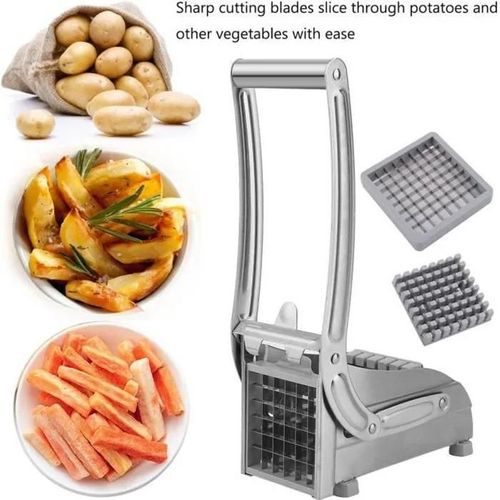 Trancheuse coupe-frites de pommes de terre en acier inox