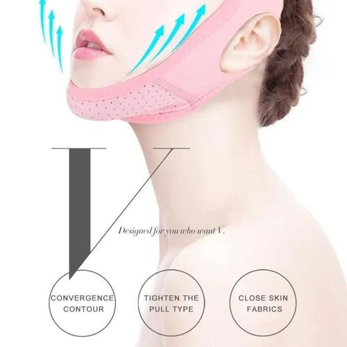 Masque Amincissant Pour Le Visage Bandages Amincissants Ceintures Pour Perte De Poids Double Menton 
