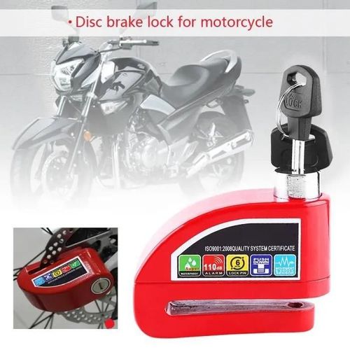 Antivol Moto Alarme Moto Bloque Disque Son D'alarme Pour Moto-Vélo-Scooter -Wan