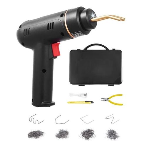Soudure Plastique sans Fil-VEVOR-120 W-Pistolet de Soudage Plastique Rechargeable 800 Agrafes de Soudage