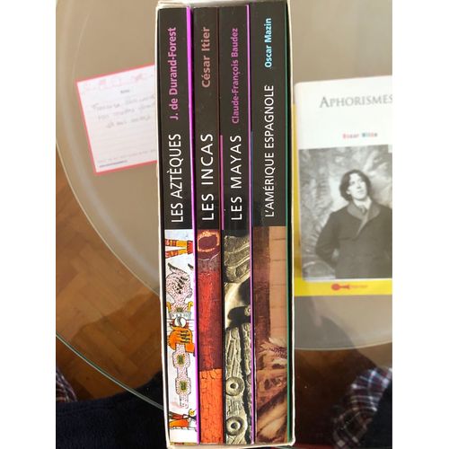 Coffret 4 Volumes : Les Incas, Les Aztèques, Les Mayas, L'amérique Espagnole - Editions Belles Lettres