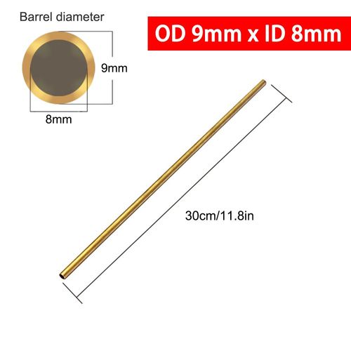 Tubes en laiton pour la fabrication de marijuana,diamètre 2mm,3mm,4mm,5mm,6mm,7mm,8mm,9mm,10mm,12mm,15mm,longueur 300mm,long 0.5mm,tuyau mural,nouvel outil de coupe - Type 9mm