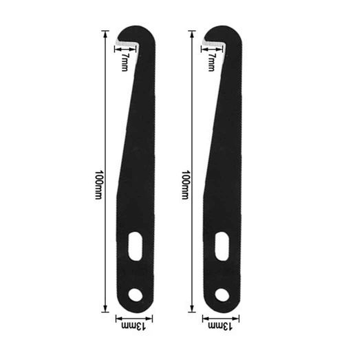 Couteau à crochet professionnel pour réparation de fentes de carreaux,pour le nettoyage et l'élimination de vieux coulis,encoche à Joint en acier au tungstène,outils de Co - Type 2 blades for typeA