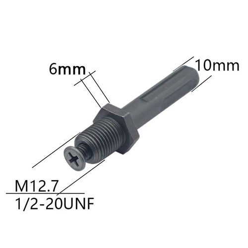 Adaptateur à changement rapide de filetage 1/2 ""-20UNF/3/8 '' - 24UNF pour la conversion de clé à chocs Adaptateur femelle carré SDS-Plus/Hex/Socket - Type 12.7mm SDS Plus