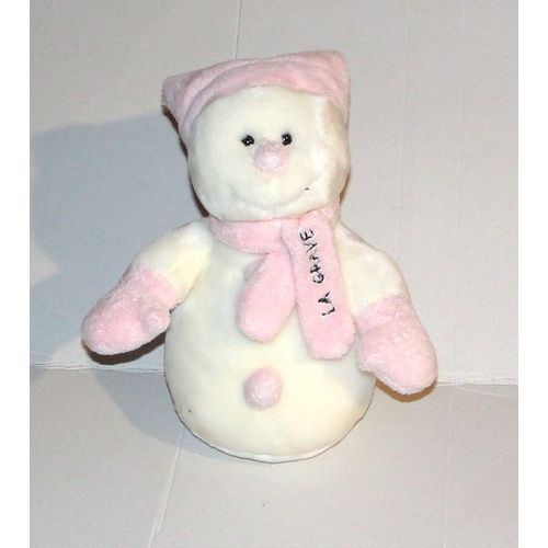 Doudou Bonhomme De Neige Cmp Peluche La Grave