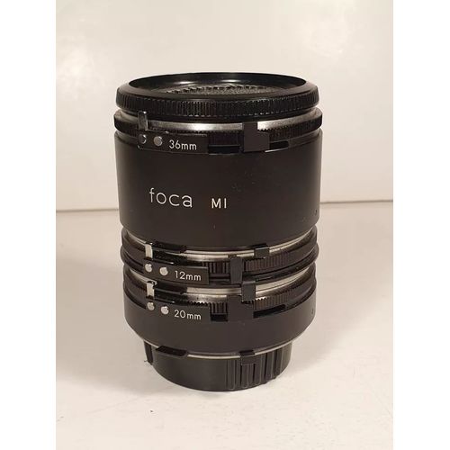 3 Tubes Allonges / Extension Foca MI pour Minolta SR MD MC - 12mm / 20mm / 36mm