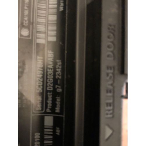 HP G7 2342sf - 17" Intel Core M - Ram 4 Go - DD 128 Go