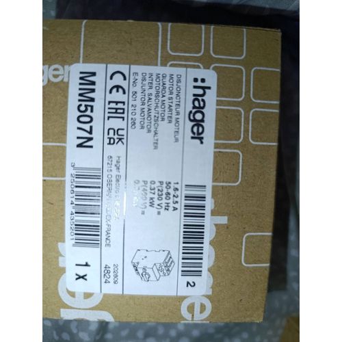 Hager MM507N Disjoncteur moteur