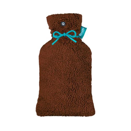 Bouillotte électrique Qnuss XL - Chauffe-mains - Bouillotte électrique - Économie d'énergie et durable - Coussin chauffant - Bouillotte chauffante sans fil - Chaleur infrarouge - Nounours - 40x20