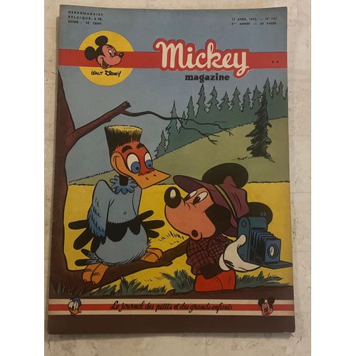 Mickey Magazine N°132 - 3e Année - Avril 1953 - Le Journal Des Petits Et Des Grands Enfants - 