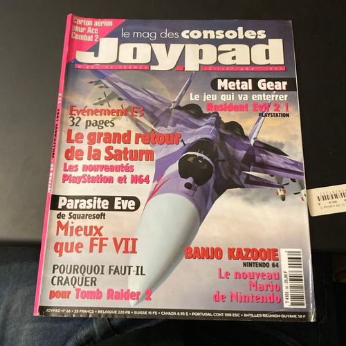 Joypad 66 : Metal Gear, Parasite Eve, Tomb Raider 2, Banjo Kazooie...