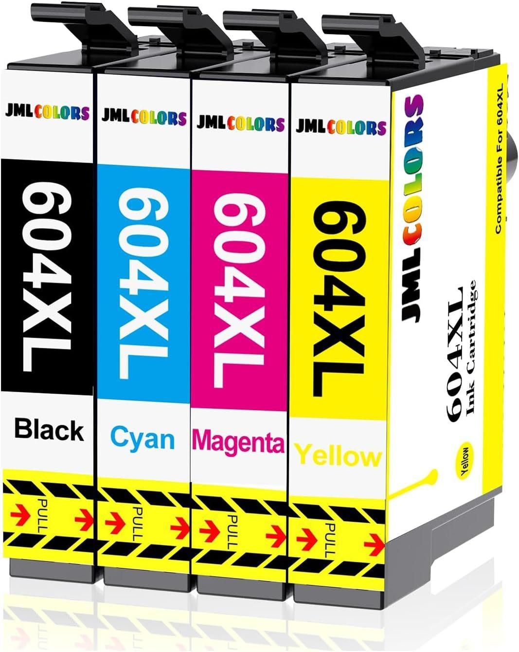 Lot de 4 cartouches d'encre 604XL de rechange pour Epson 604XL 604 XL pour ... - 9