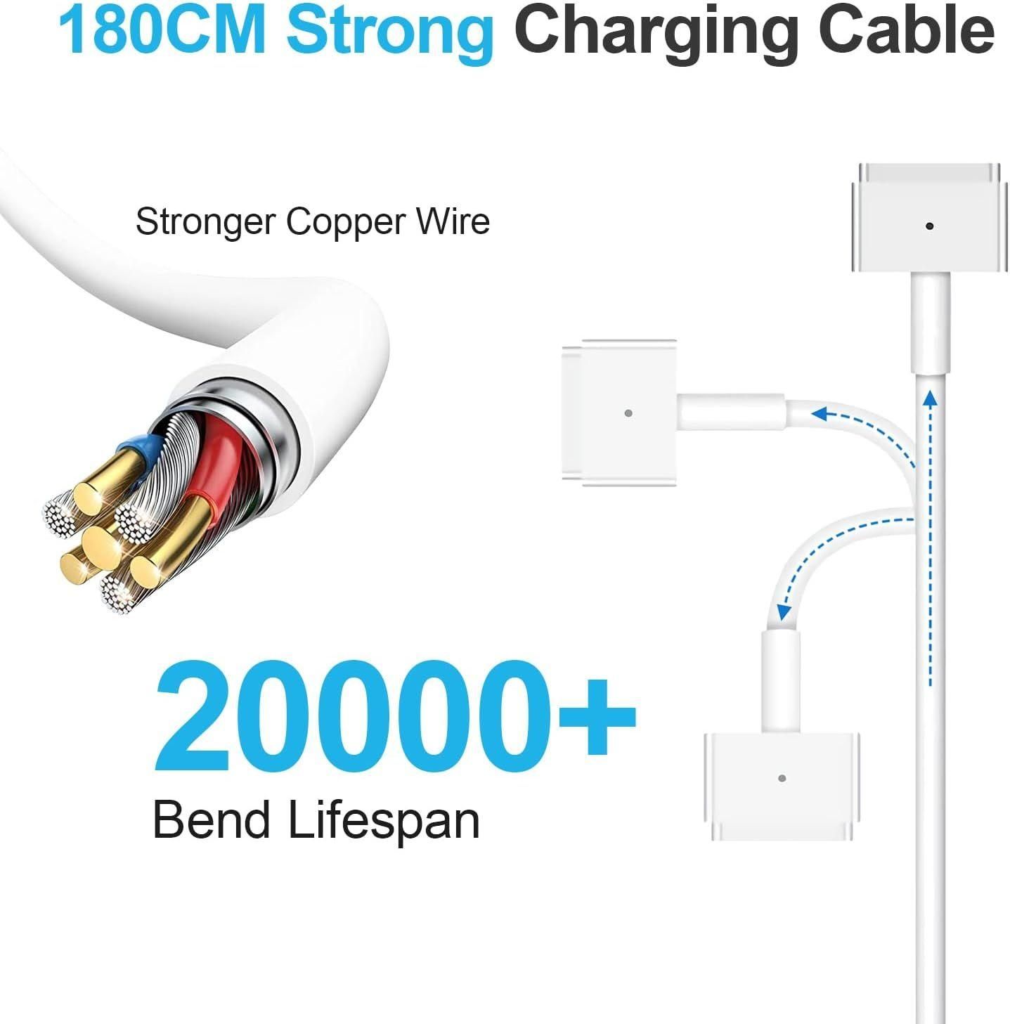 Chargeur Mac Book Air, 45 W T-Tip Chargeur Mac fr Cable Mac Book Air pour ... - 7