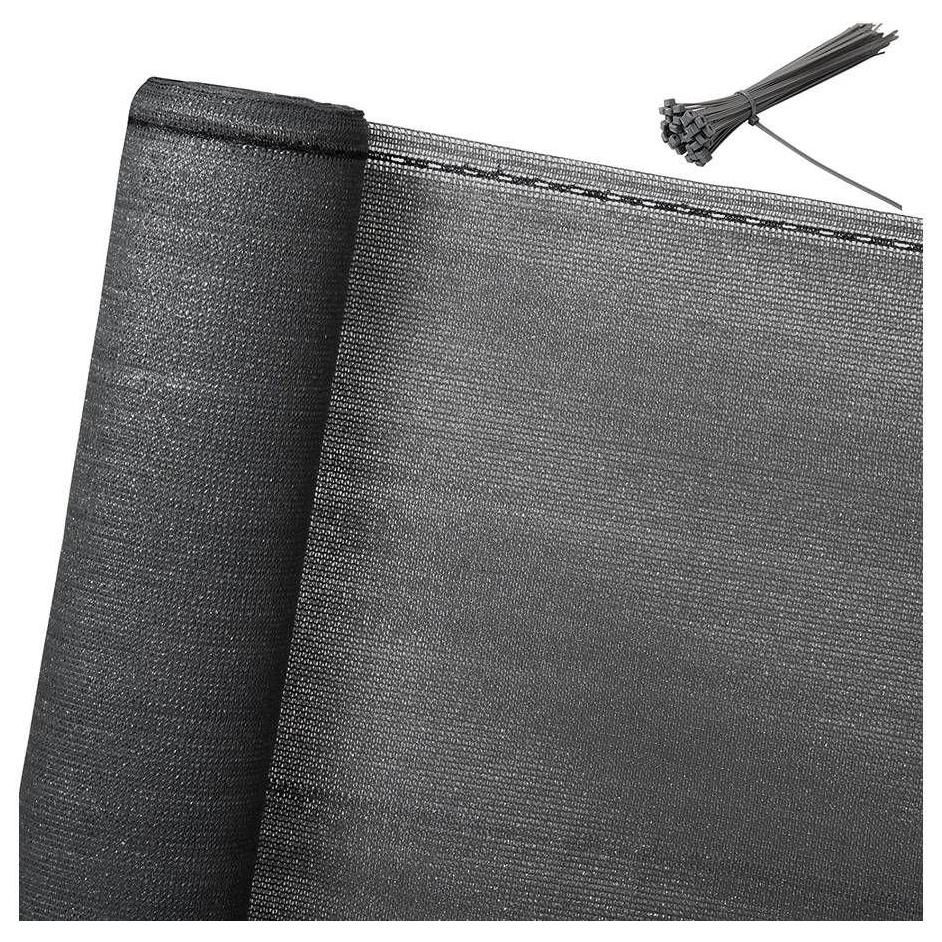 Brise Vue Synthtique 'Verdo Pro' - 1.5 X 10 M - 220g/M - Gris - 4
