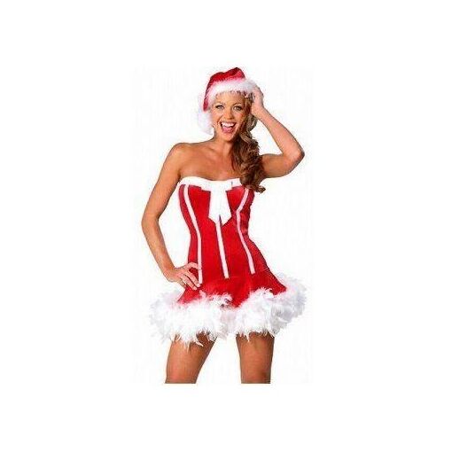 Robe Bustier Sexy - M�re No�l - T. Unique (S � M) - 2