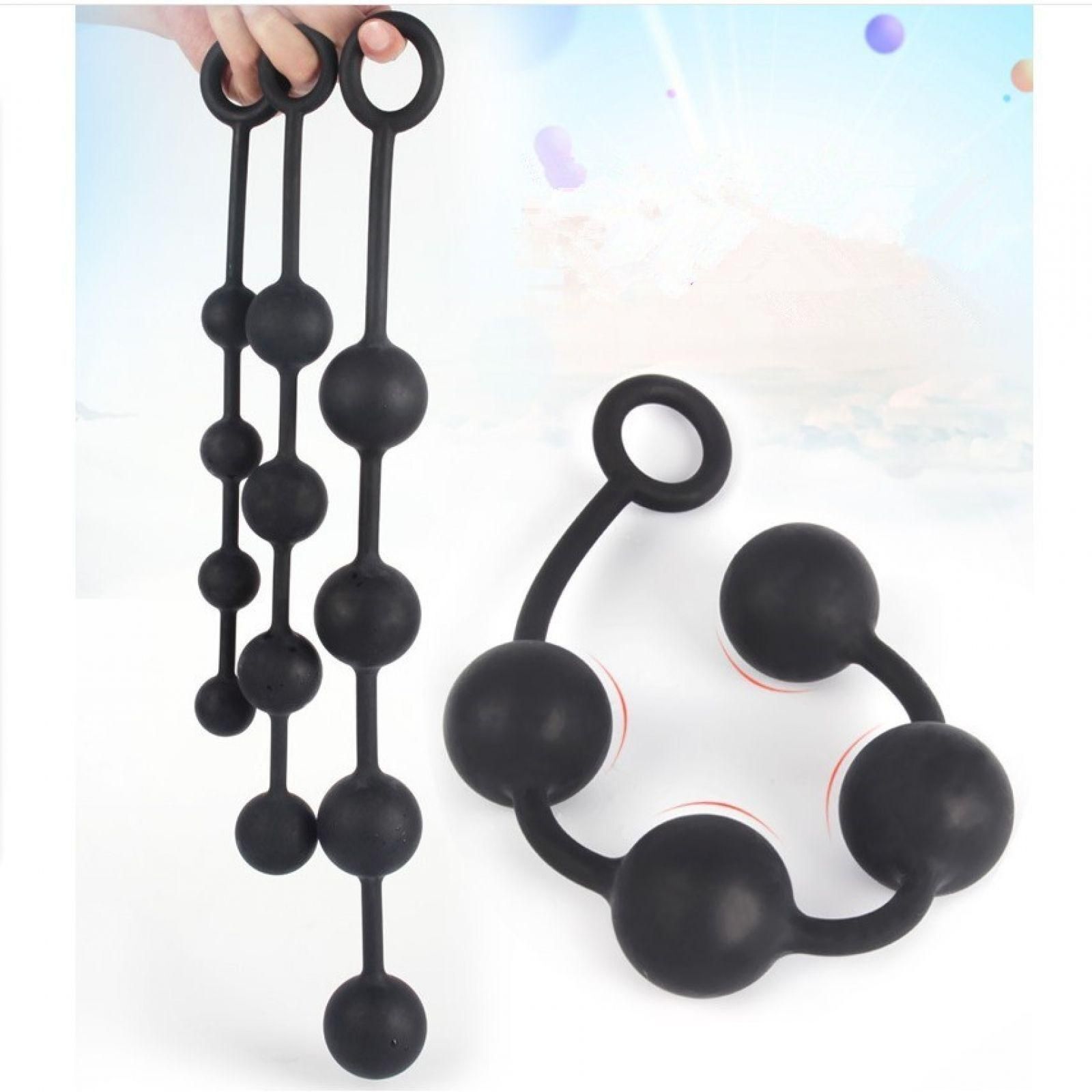Chapelet De Boules Anal Xxl En Silicone - 9