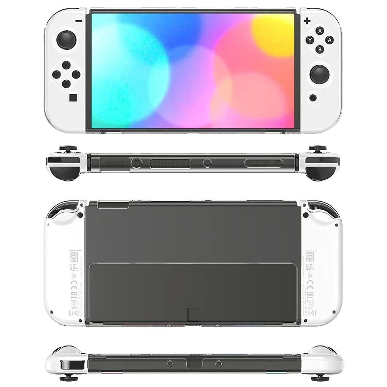 Coque Silicone Transparent Compatible Avec Nintendo Switch Oled 2021 - Phon... - 3