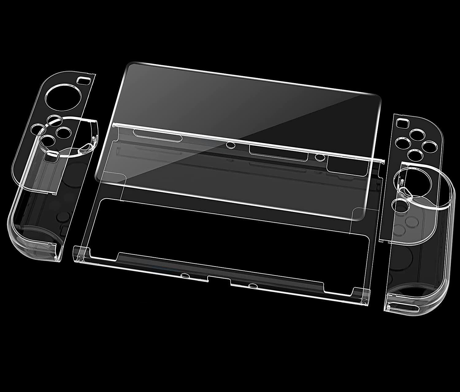 Coque Silicone Transparent Compatible Avec Nintendo Switch Oled 2021 - Phon... - 5