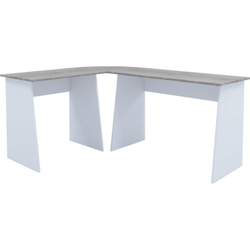 Vcm Bureau D'angle En Bois Bureau D'angle Bureau De Travail Table D'ordinat... - 4