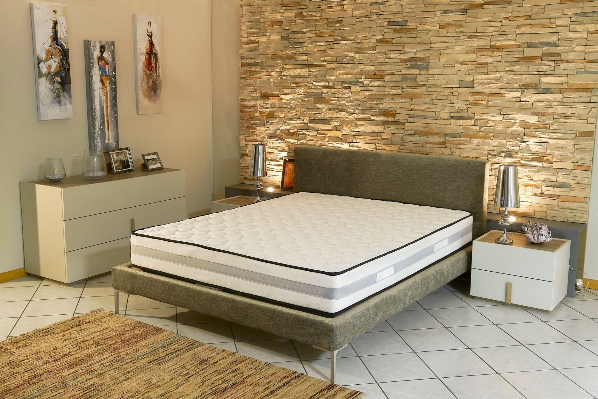 Matelas Mmoire De Forme 60 Kg/M3 180x200 X 23 Cm Trs Ferme - 7 Zones De C...
