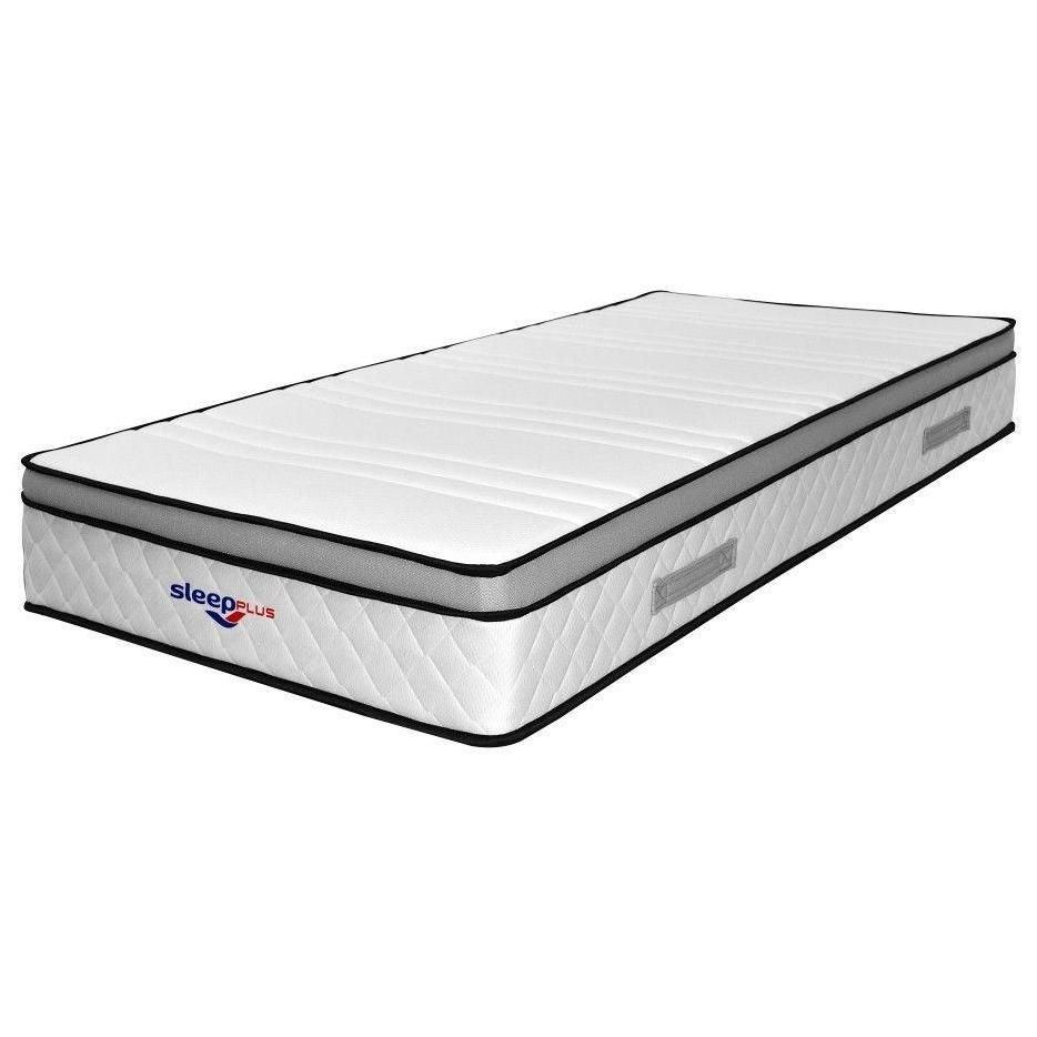 Lot De 2 Matelas Marie A Ressorts Ensaches + 4 Cm Memoire De Forme 80 Kg/M3...