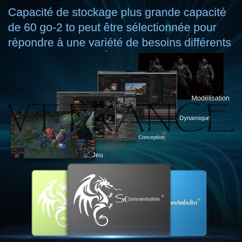 Disque Dur Interne SSD SATA 3.0 2.5', Modele: 1TB - 4