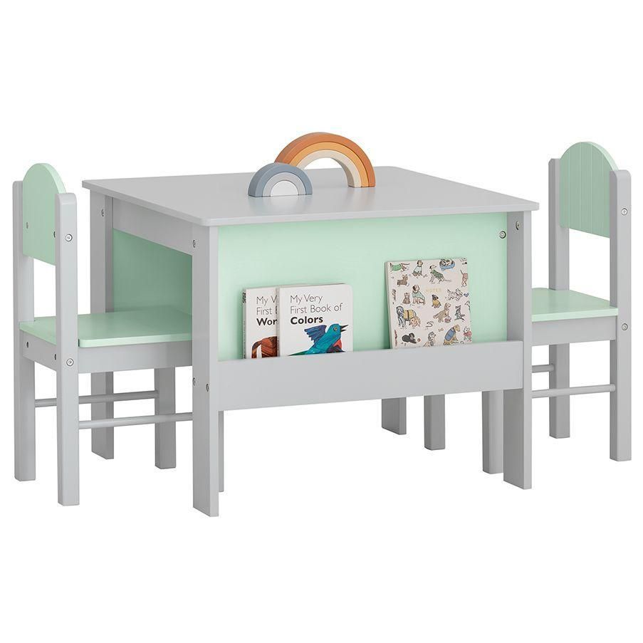 Sobuy Table Enfant Avec 2 Chaises Enfants, Ensemble Table Et 2 Chaises Pour...