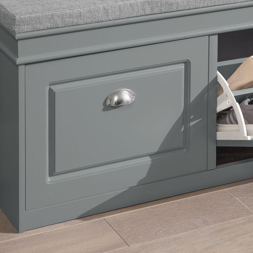 Sobuy Fsr64-Hg Banc De Rangement  Chaussures Armoire  Chaussures 2 Abatta... - 5