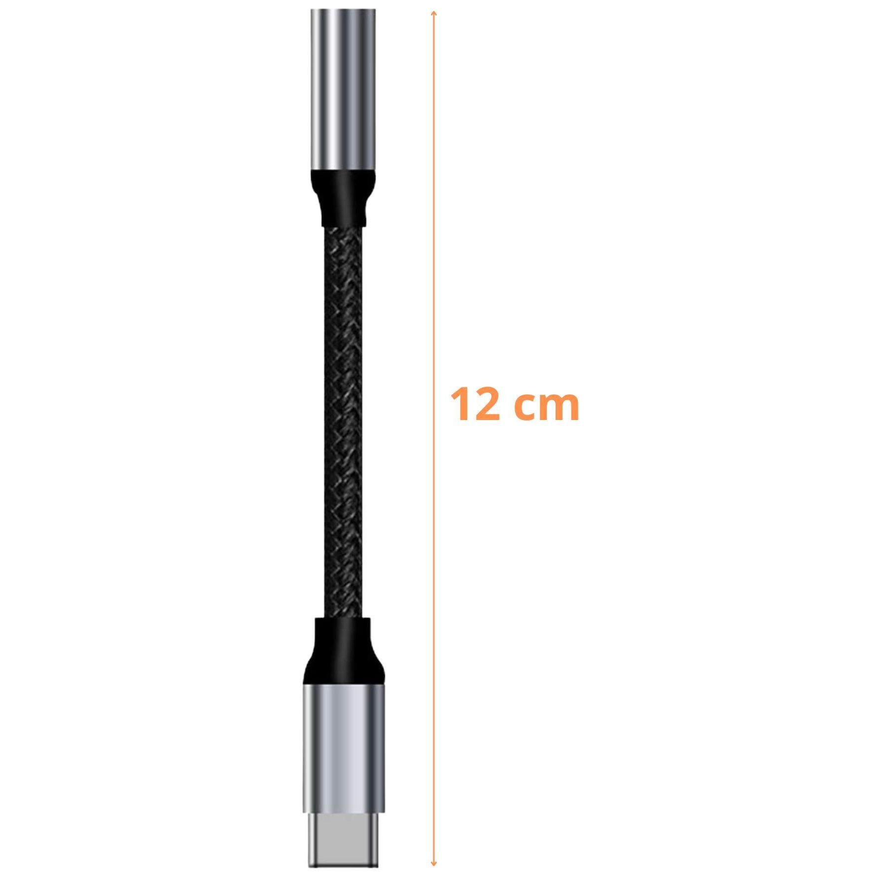 Cable adaptateur USB-C Jack 3.5 mm audio ecouteur casque musique Compatible... - 3