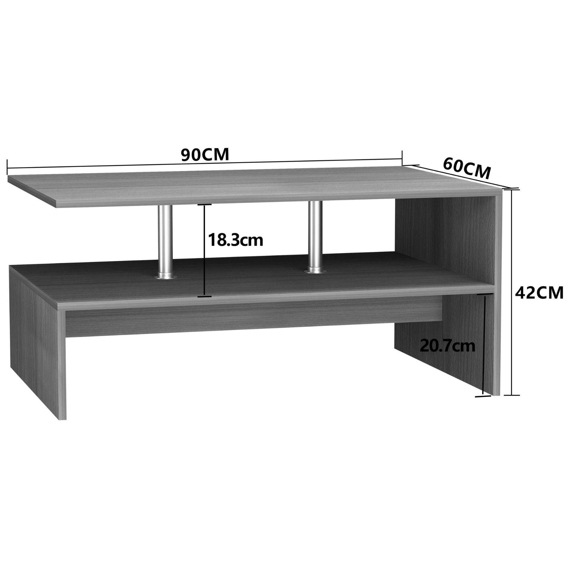 Vcm Bois, Table Basse, Table De Salon, Table Basse, Maliso - 7