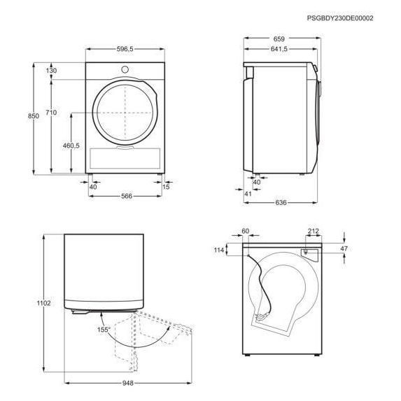 S�CHE LINGE ELECTROLUX EW9HI783FC - 6