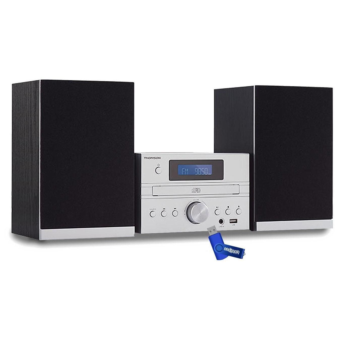 Micro chaine HIFI CD/Bluetooth MP3/USB/DAB+ MIC122DABBT THOMSON - Puissance...