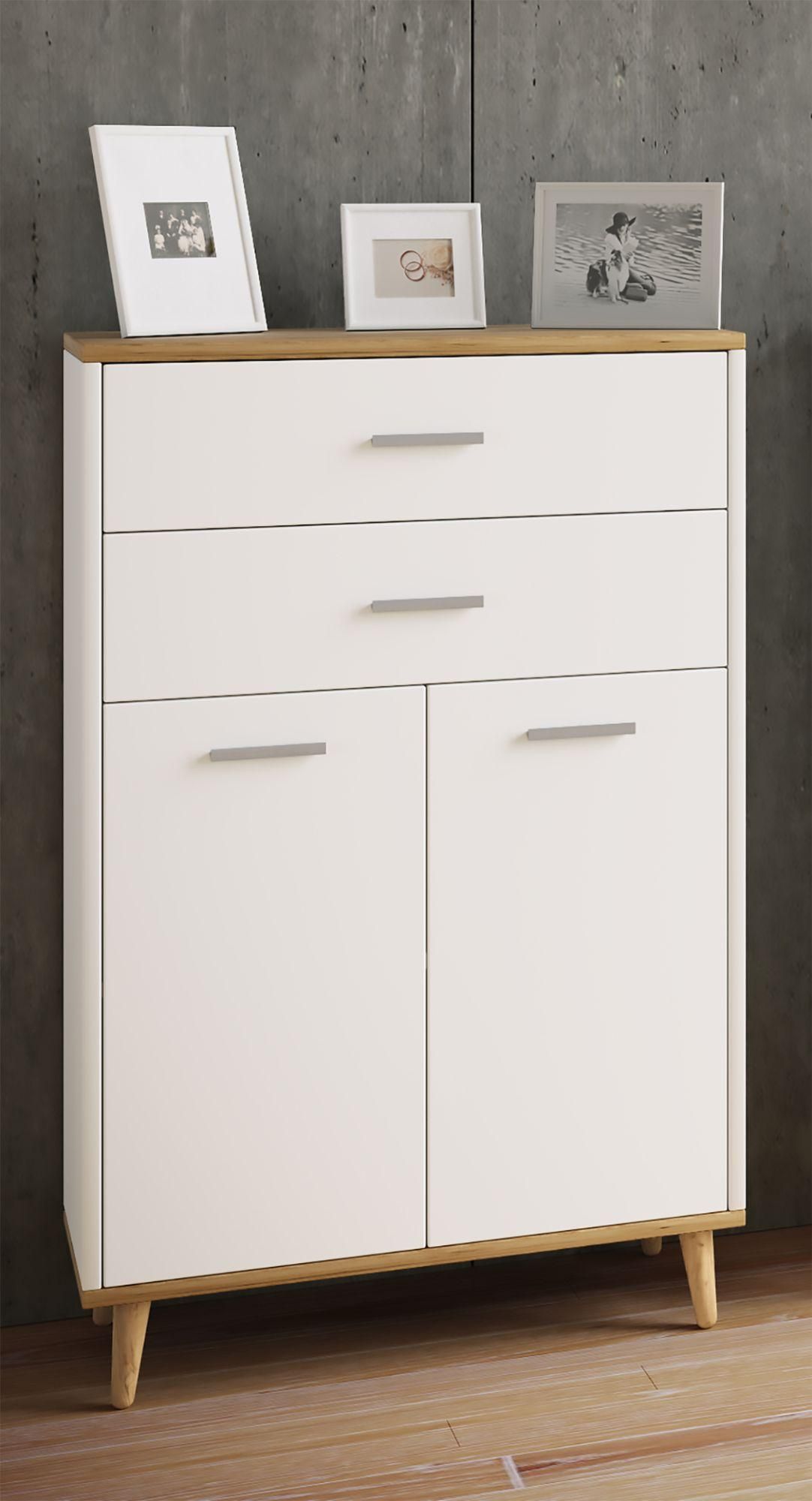 Vcm Bois Highboard Commode  Portes Battantes Tiroir Lindas Bois Highboard ... - 2